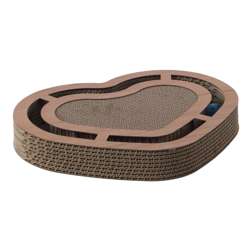 Flamingo Kratzspielzeug Poro Braun - L 42,5 x B 33,5 x H 5,5 cm von Flamingo