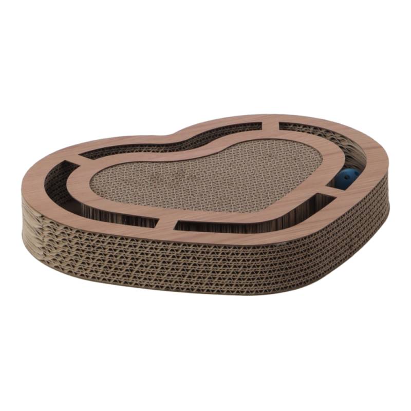 Flamingo Kratzspielzeug Poro Braun - L 42,5 x B 33,5 x H 5,5 cm von Flamingo