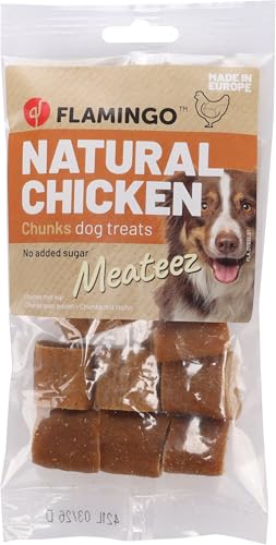 Flamingo Snack Meateez Chunk – Huhn | 100% Natürlicher & Leckerer Hundesnack! von Flamingo