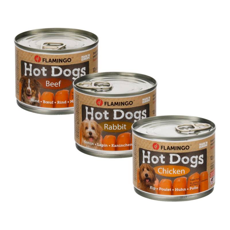 Flamingo Mini Hot Dogs - Huhn - 120 g Flamingo Mini Hot Dogs - Huhn - 120 g von Flamingo