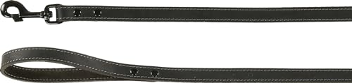 Leine Montana Leder SCHWARZ 130CM 20MM Leine Montana Leder SCHWARZ 130CM 20MM von Flamingo