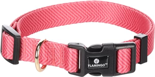 Flamingo Halsband Noekie Rosa – M | 40-55 cm x 20 mm x 2 mm, Langlebig, Stilvoll und Elegant – Für Mittelgroße Hunde! Flamingo Halsband Noekie Rosa – M | 40-55 cm x 20 mm x 2 mm, Langlebig, Stilvoll und Elegant – Für Mittelgroße Hunde! von Flamingo