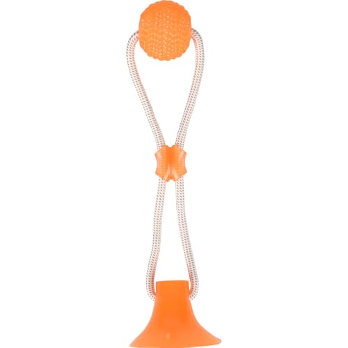Flamingo Pet Products - Spielzeug mit Saugnapf und Ball. Produktreihe ZUKI, Farbe Orange Flamingo Pet Products - Spielzeug mit Saugnapf und Ball. Produktreihe ZUKI, Farbe Orange von Flamingo