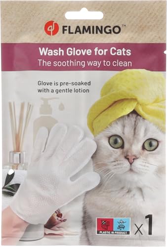 Flamingo Propy Waschhandschuh – Imprägniertes Tuch für Katzen – 1 Stück | Sanfte Reinigung ohne Wasser! Flamingo Propy Waschhandschuh – Imprägniertes Tuch für Katzen – 1 Stück | Sanfte Reinigung ohne Wasser! von Flamingo