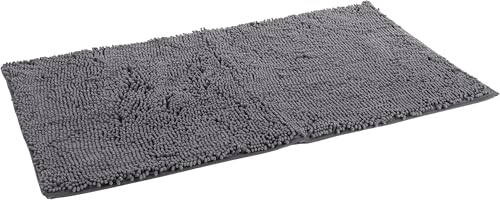 Flamingo Schmutzfangmatte Fluffy Rechteck Grau 116x69x2,5cm von Flamingo