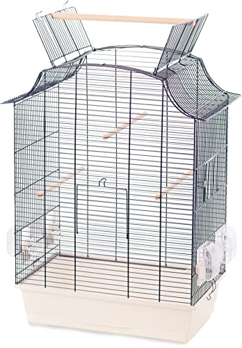 Flamingo Sittichkäfig Solor Sky Blau Weiß Haus - 31x49x65cm von Flamingo