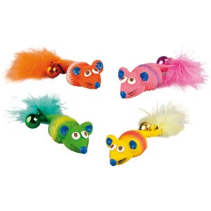 Flamingo - Souris en Latex Avec Plumes et Grelot - Jouet Pour Chat Souris Latex Plumes Grelot Flamingo - Souris en Latex Avec Plumes et Grelot - Jouet Pour Chat Souris Latex Plumes Grelot von Flamingo