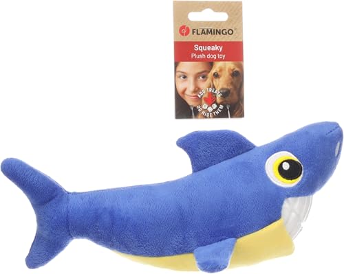 Flamingo Spielzeug Gebla Hai Blau – Mit Squeaker für Extra Spielspaß, Kann Mit Snacks Gefüllt Werden Flamingo Spielzeug Gebla Hai Blau – Mit Squeaker für Extra Spielspaß, Kann Mit Snacks Gefüllt Werden von Flamingo
