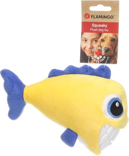 Flamingo Spielzeug Gebla Fisch Gelb – Mit Squeaker für Extra Spielspaß, Kann Mit Snacks Gefüllt Werden Flamingo Spielzeug Gebla Fisch Gelb – Mit Squeaker für Extra Spielspaß, Kann Mit Snacks Gefüllt Werden von Flamingo