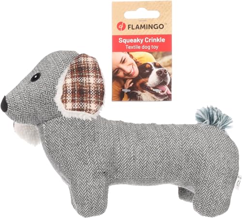 Flamingo Hundespielzeug „Britta Hund Grau“ – Ideal für Labrador, Beagle, Französische Bulldogge und Jack Russell, robust und interaktiv Flamingo Hundespielzeug „Britta Hund Grau“ – Ideal für Labrador, Beagle, Französische Bulldogge und Jack Russell, robust und interaktiv von Flamingo