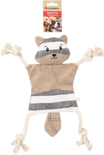 Flamingo Spielzeug Wigri Bär mit Seil Beige – Mit Knispergeräusch für Extra Spielspaß, Ideal für Hunde! Flamingo Spielzeug Wigri Bär mit Seil Beige – Mit Knispergeräusch für Extra Spielspaß, Ideal für Hunde! von Flamingo