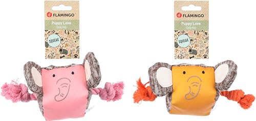 Flamingo - Spielzeug für Welpen wie Labrador, Beagle, Bulldogge und Border Collie - Britty Elefant mit Seil, Langlebig und Unterhaltsam Flamingo - Spielzeug für Welpen wie Labrador, Beagle, Bulldogge und Border Collie - Britty Elefant mit Seil, Langlebig und Unterhaltsam von Flamingo