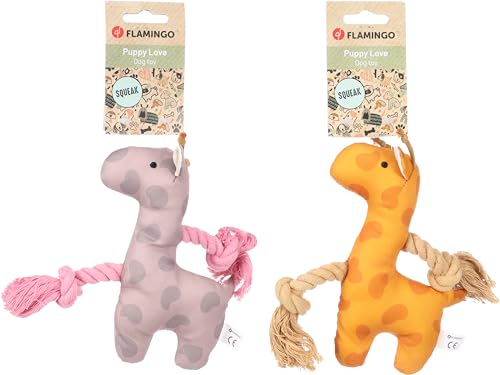 Flamingo - Spielzeug für Welpen wie Labrador, Beagle, Bulldogge und Border Collie - Britty Hirsch mit Seil, Langlebig und Unterhaltsam Flamingo - Spielzeug für Welpen wie Labrador, Beagle, Bulldogge und Border Collie - Britty Hirsch mit Seil, Langlebig und Unterhaltsam von Flamingo