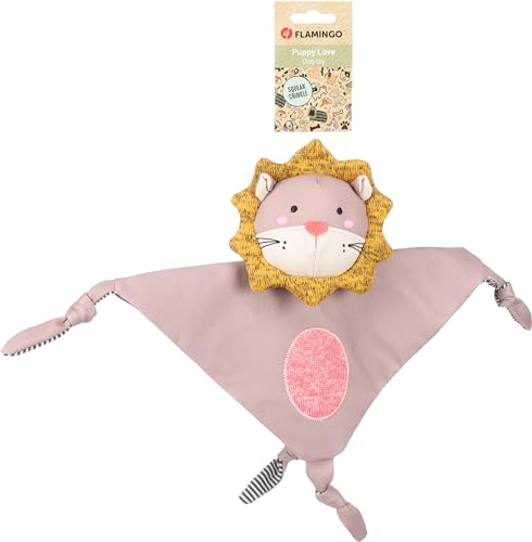 Flamingo - Spielzeug für Welpen wie Labrador, Beagle, Bulldogge und Border Collie - Britty Löwe Taupe, Sanft und Unterhaltsam Flamingo - Spielzeug für Welpen wie Labrador, Beagle, Bulldogge und Border Collie - Britty Löwe Taupe, Sanft und Unterhaltsam von Flamingo