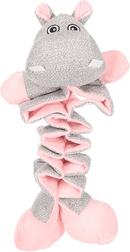Flamingo Spielzeug für welpe Filsy Nilpferd grau/rosa - 18x11x34cm - Mit Squeaker und Knistergeräusch Flamingo Spielzeug für welpe Filsy Nilpferd grau/rosa - 18x11x34cm - Mit Squeaker und Knistergeräusch von Flamingo
