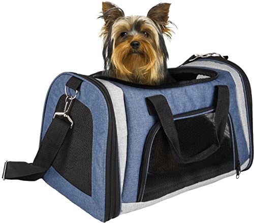 Flamingo Tragetasche Martha BLAU 46x28x28CM von Flamingo