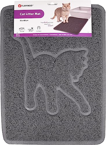 Flamingo VORLEGER FÜR KATZENTOILETTEN Rosie GRAU 35x48CM Flamingo VORLEGER FÜR KATZENTOILETTEN Rosie GRAU 35x48CM von Flamingo