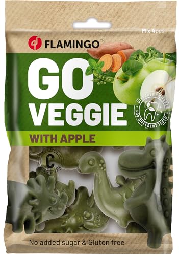 Flamingo Veggie Dino MIT Apfel M 4ST 120G Flamingo Veggie Dino MIT Apfel M 4ST 120G von Flamingo