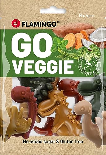 Veggie Dino Mix M 4ST 120G Veggie Dino Mix M 4ST 120G von Flamingo