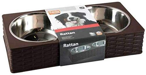 Flamingo e-78198 Futterstation Rattan 2 x 850 ml Flamingo e-78198 Futterstation Rattan 2 x 850 ml von Flamingo