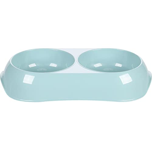 Futter- UND TRINKNAPF Combo MUK HELLBLAU OVAL 2x200ML Futter- UND TRINKNAPF Combo MUK HELLBLAU OVAL 2x200ML von Flamingo