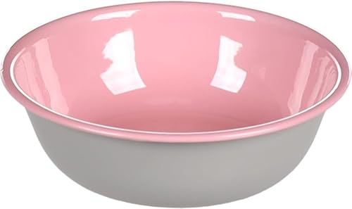 Futter- UND TRINKNAPF Katze Nell Edelstahl ROSA RUND 350ML 13CM von Flamingo