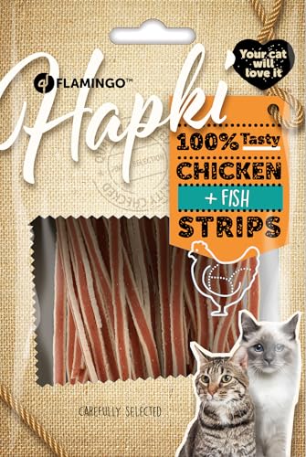 HAPKI Sushi Streifen FEIN MIT Huhn UND Fisch 50G von Flamingo