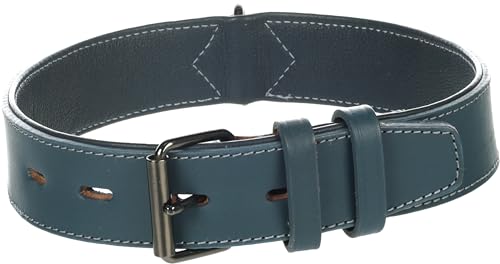 Halsband Denver BREIT BLAU XL 52-64CM 40MM von Flamingo