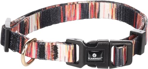 Flamingo Halsband für Hunde Tabor Mischung XS - 20-35cm x 10mm - Stufenlos verstellbar mit klickschnalle von Flamingo