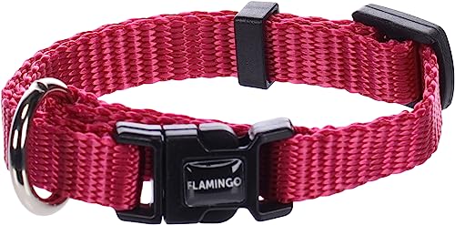 Halsband ZIGGI KIRSCHROT XXS 15-25CM 10MM von Flamingo