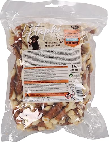 HAPKI KALZIUMKNOCHEN MIT Huhn 6/7CM 230ST 1,61KG HAPKI KALZIUMKNOCHEN MIT Huhn 6/7CM 230ST 1,61KG von Flamingo