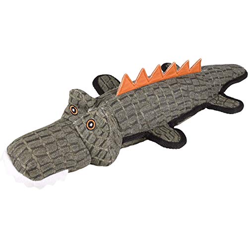 Flamingo Hundespielzeug Dobbla Krokodil – Khaki | Mit Squeaker | Weich & Kuschelig Flamingo Hundespielzeug Dobbla Krokodil – Khaki | Mit Squeaker | Weich & Kuschelig von Flamingo