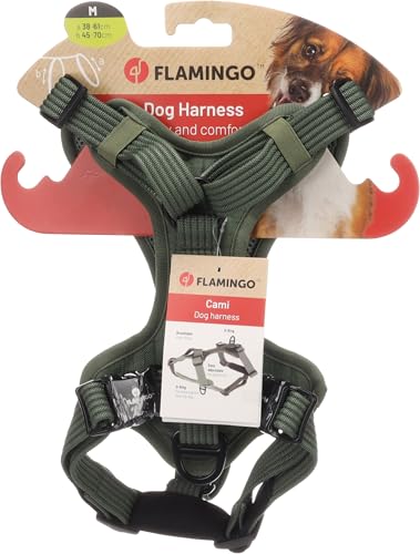 Hund Geschirr Cami Grün M 38-61cm 45-70cm 25mm Hund Geschirr Cami Grün M 38-61cm 45-70cm 25mm von Flamingo
