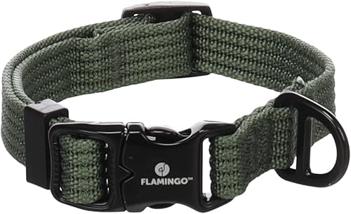Hund Halsband Cami Grün XS 20-35cm 15mm von Flamingo