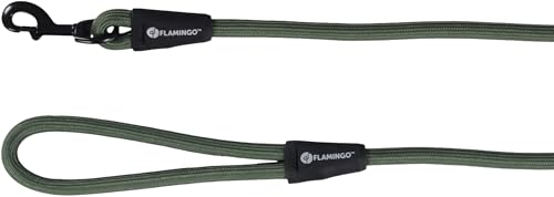 Hund Leine Cami Grün 1,3m 12mm von Flamingo