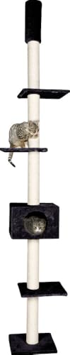 Flamingo Kratzbaum Barwa – Schwarz/Creme, 263 cm | XXL-Kletterparadies für Katzen! Flamingo Kratzbaum Barwa – Schwarz/Creme, 263 cm | XXL-Kletterparadies für Katzen! von Flamingo