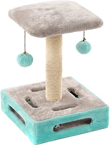KRATZBAUM CYA 1 TÜRKIS/GRAU 28x28x39CM KRATZBAUM CYA 1 TÜRKIS/GRAU 28x28x39CM von Flamingo