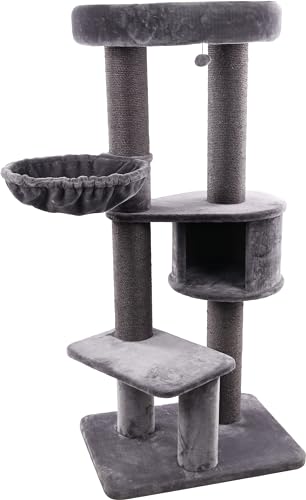 Flamingo Kratzbaum Eiko – Grau, 164 cm | XXL-Kletterspaß für Katzen! Flamingo Kratzbaum Eiko – Grau, 164 cm | XXL-Kletterspaß für Katzen! von Flamingo