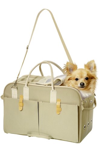 Karlie Tragetasche, 45 x 21 x 30 cm, beige von Flamingo