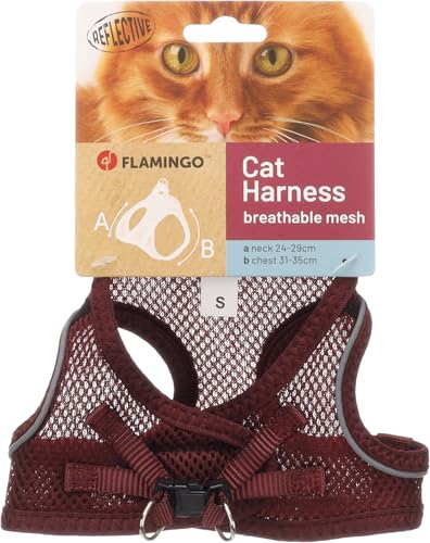 Katze Geschirr Step&Go Berta Aubergine S 24-29cm 31-35cm Katze Geschirr Step&Go Berta Aubergine S 24-29cm 31-35cm von Flamingo