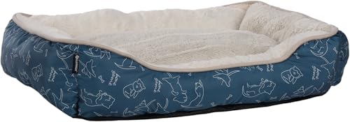 Korb Lilly Rechteck Blau 60x50x14cm Korb Lilly Rechteck Blau 60x50x14cm von Flamingo