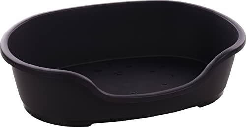Flamingo Hundebett Tuck – Oval Schwarz | Größe XL (92 × 61 × 26 cm) | Praktisch, Stilvoll & Leicht zu Reinigen! Flamingo Hundebett Tuck – Oval Schwarz | Größe XL (92 × 61 × 26 cm) | Praktisch, Stilvoll & Leicht zu Reinigen! von Flamingo