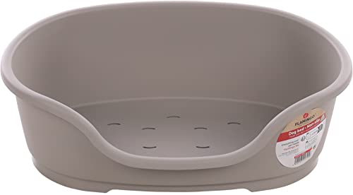 Flamingo Hundebett Tuck – Oval Grau | Größe S (58 × 38 × 20 cm) | Praktisch, Stilvoll & Leicht zu Reinigen! Flamingo Hundebett Tuck – Oval Grau | Größe S (58 × 38 × 20 cm) | Praktisch, Stilvoll & Leicht zu Reinigen! von Flamingo