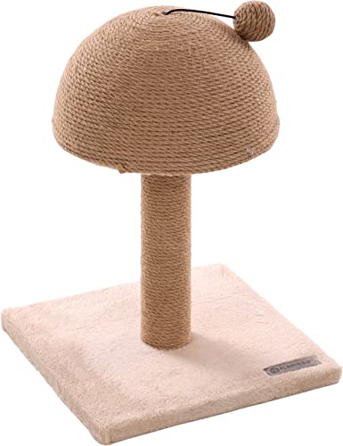 Flamingo Kratzbaum Asha Beige – 30 x 30 x 44 cm – Spielzeug mit Klappergeräuschen für mehr Spaß Flamingo Kratzbaum Asha Beige – 30 x 30 x 44 cm – Spielzeug mit Klappergeräuschen für mehr Spaß von Flamingo