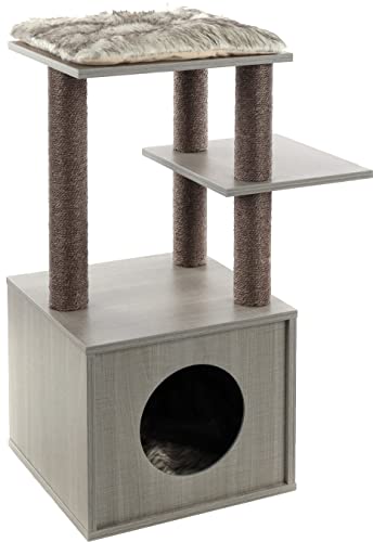 Kratzbaum Elias, Grau, 57 x 40 x 84 cm Kratzbaum Elias, Grau, 57 x 40 x 84 cm von Flamingo