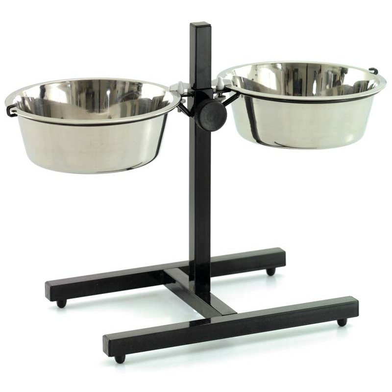 Otis Plus - Doppelnapfständer mit Näpfen höhenverstellbar mit 2 x... Otis Plus - Doppelnapfständer mit Näpfen höhenverstellbar mit 2 x... von Flamingo