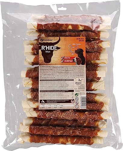 R'HIDE Stick MIT Huhn 30MM 25CM 25ST 2KG R'HIDE Stick MIT Huhn 30MM 25CM 25ST 2KG von Flamingo