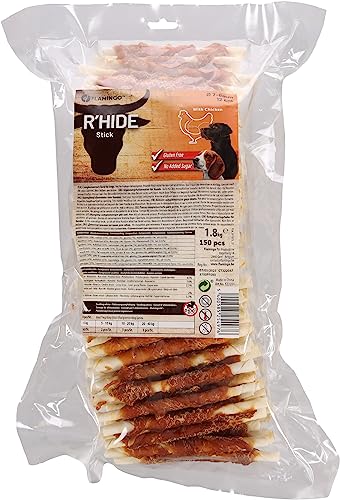 R'HIDE Stick MIT Huhn 7/8MM 12CM 150ST 1,8KG R'HIDE Stick MIT Huhn 7/8MM 12CM 150ST 1,8KG von Flamingo