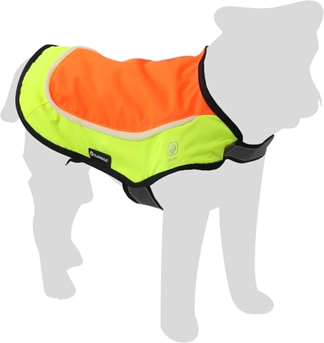 Sicherheitsweste mit LED-Licht Simi Fluo orange M 40cm Sicherheitsweste mit LED-Licht Simi Fluo orange M 40cm von Flamingo