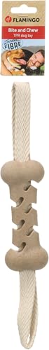 Spielzeug WILGA Knochen MIT Seil BRAUN 36x6x3,2CM von Flamingo